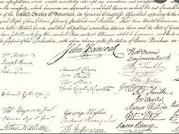 The Declaration of Independence was singed