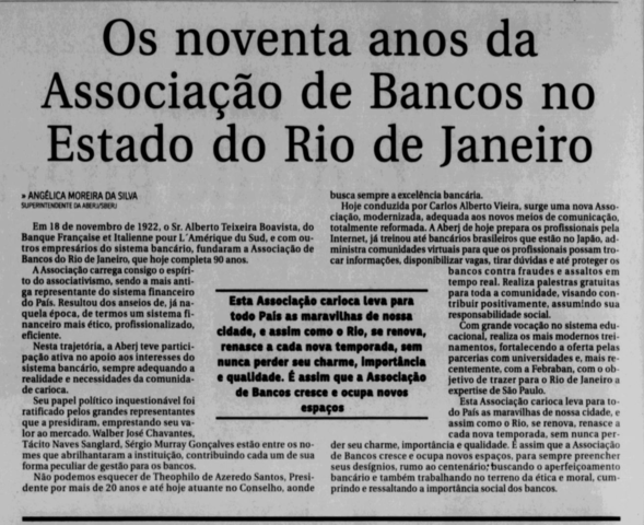 Os 90 anos da Aberj