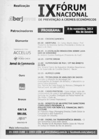 IX Fórum Nacional de Prevenção a Crimes Econômicos