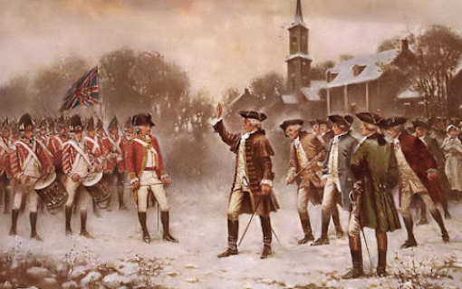 1,000's of Redcoats in Boston