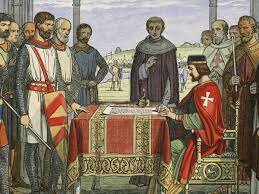 The Magna Carta is signed