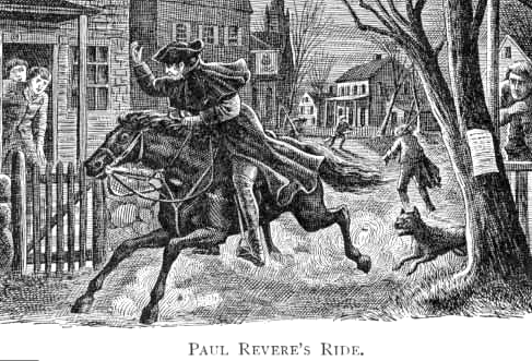 Midnight ride of Paul Revere