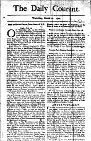 First English newspaper is published