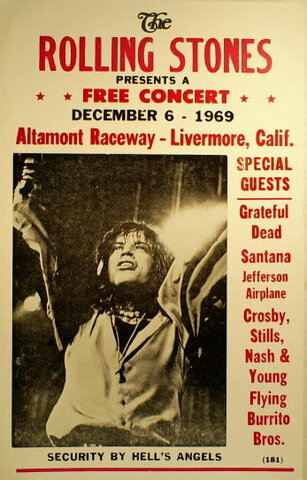 The Rolling Stones host Altamont Music Festival