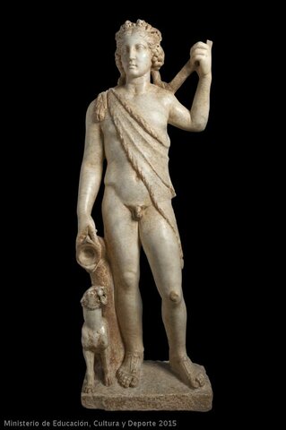 Escultura Baco de Aldaia