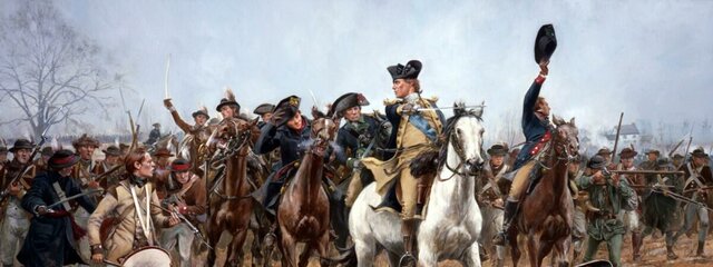 Washington arrives on outskirts of Boston with Continental troops