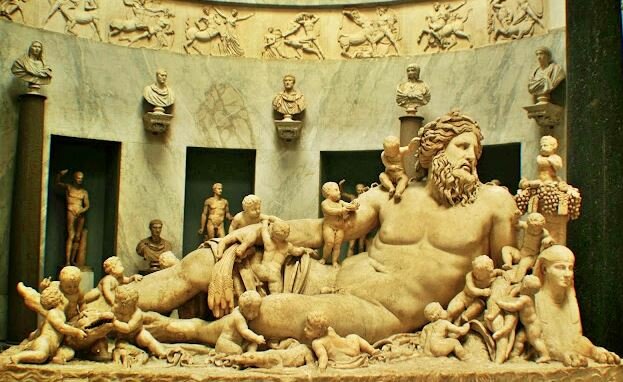 GRECIA. Alegoría del río Nilo