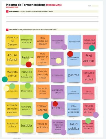 PLASMA DE TORMENTA DE IDEAS (PROBLEMAS)