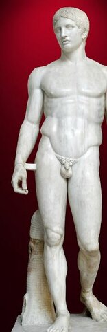 GRECIA. Doríforo o portador de lanza