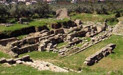 GRECIA. Teatro de la Acrópolis de Esparta