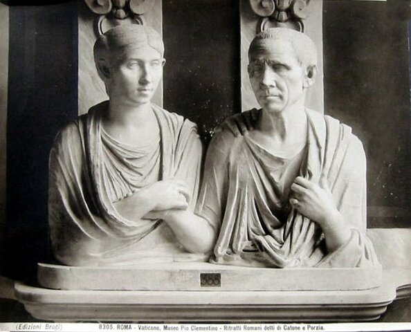 Grupo funerario de Catón y Porcia