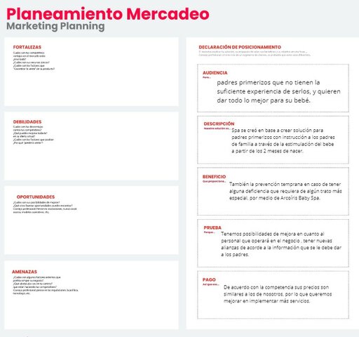 PLANTEAMIENTO DE MERCADO