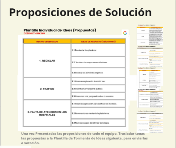 PROPOSICIONES DE SOLUCION