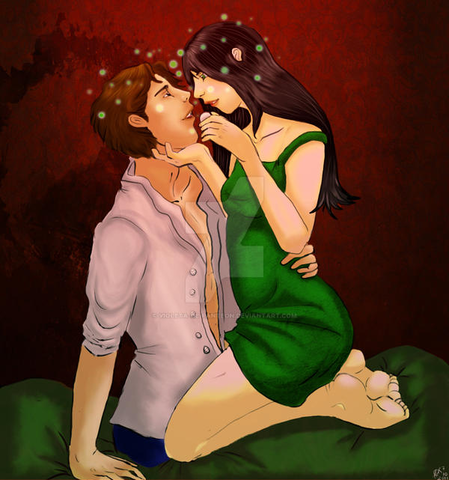 Encuentro entre Aura y Felipe