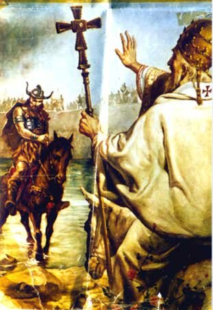 Incontro tra Papa Leone Magno e Attila