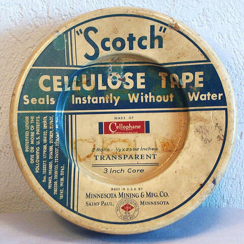 Invenzionzione del nastro adesivo