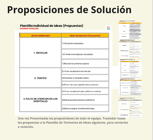 PROPOSICIONES DE SOLUCION