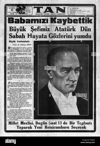 Muere Mustafá Kemal (Ataturk)