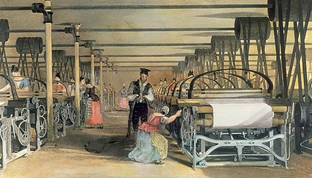 TELARES MECANICOS EN INGLATERRA