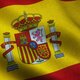 Closeup shot of realistic waving flag of spain 1024x500