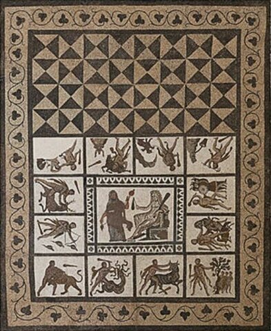 Mosaico de los Trabajos de Hércules