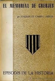 Publicació del Memorial de Greuges