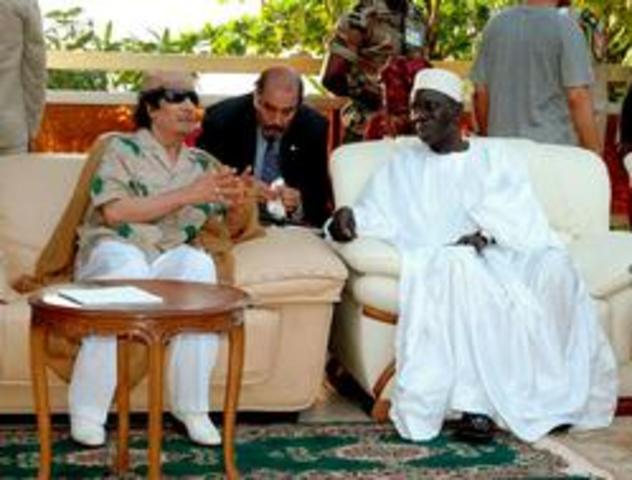 Visita de Gaddafi a Conakry