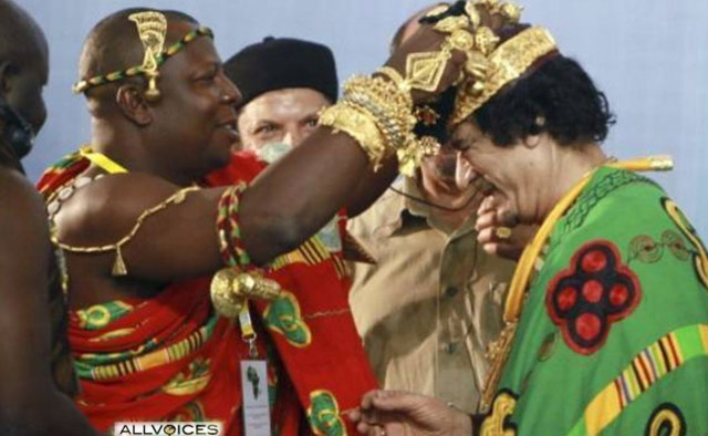 Gaddafi "Rey de Reyes de África"