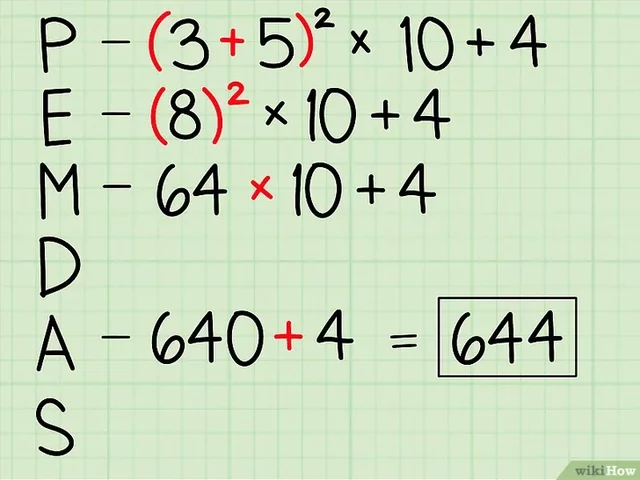 4- Conoce el orden de las operaciones