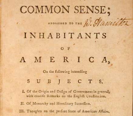 Common Sense by Thomas Paine