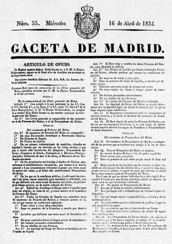 Estatuto Real 1834
