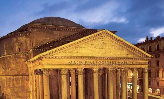 ROMA El Panteón. Primera construcción del 27 a. C.