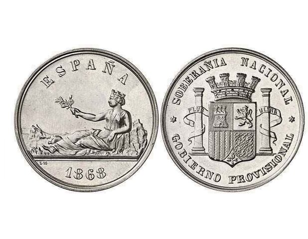 La peseta moneda única de España