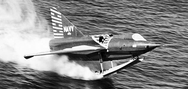 Hidroavión supersónico.