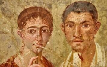 ROMA. Retrato “El panadero Terentius Neo y su esposa” (Nápoles)