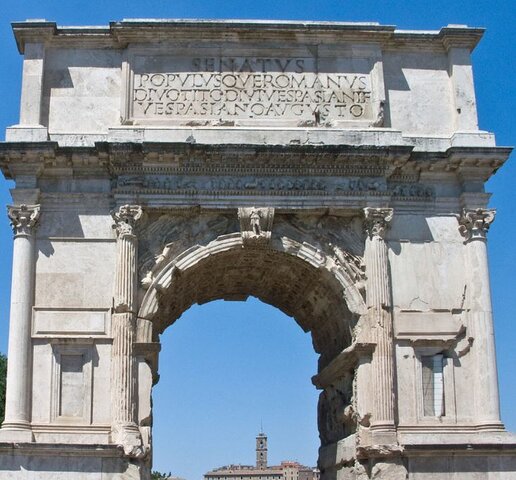 ROMA. Arco del Triunfo de Tito, (Roma).