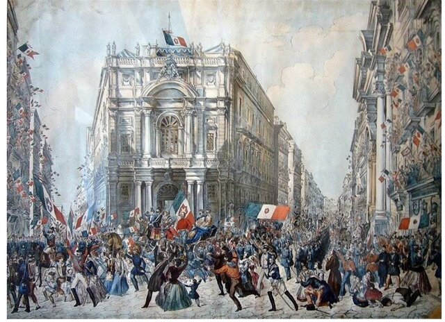 Entrada de Garibaldi a Nápoles