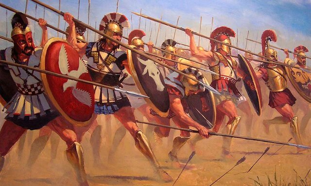 La batalla de Marató.