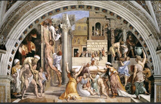 STANZA DELL'INCENDIO DI BORGO