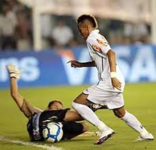 Primeiro gol de Neymar