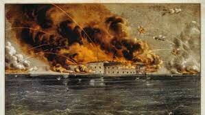 First Shots Fired at Fort Sumter