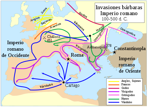 Las invasion es de los pueblos germánicos