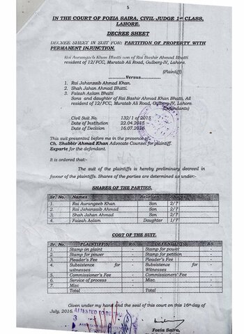 Preliminary Judgment Granted