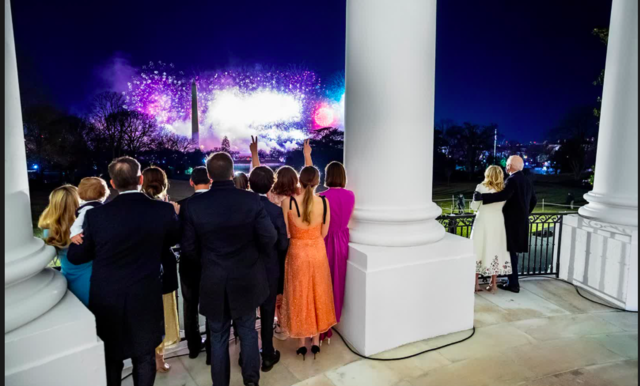 Joe Biden is inaugurated as President.
