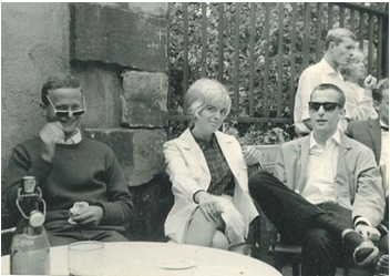 Una carrera entre hombres