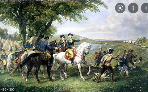 Washington arrives on outskirts of Boston with Continental Troops