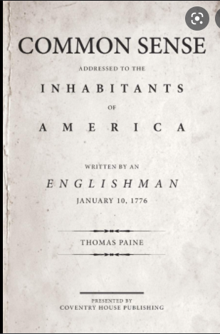 "Common Sense" Published by Thomas Paine