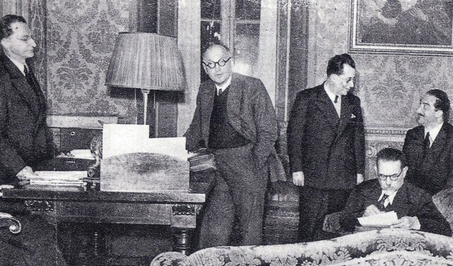 La carica da Ministro dell'Assistenza postbellica