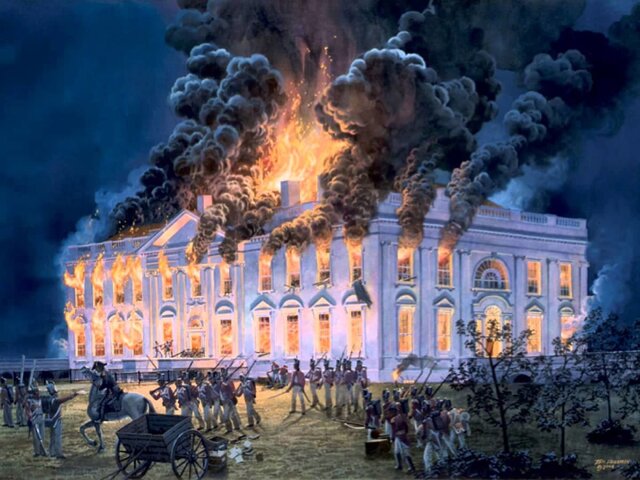Burning of the White house