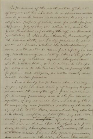 Emancipation Proclamation